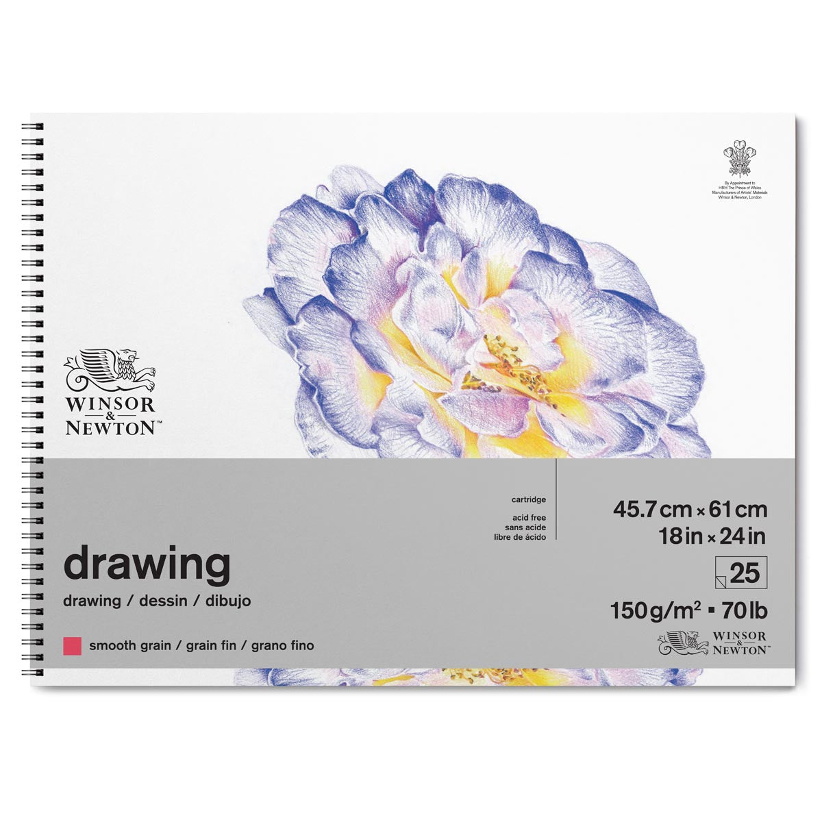Winsor and Newton Smooth Grain Cartridge Pad Spiral