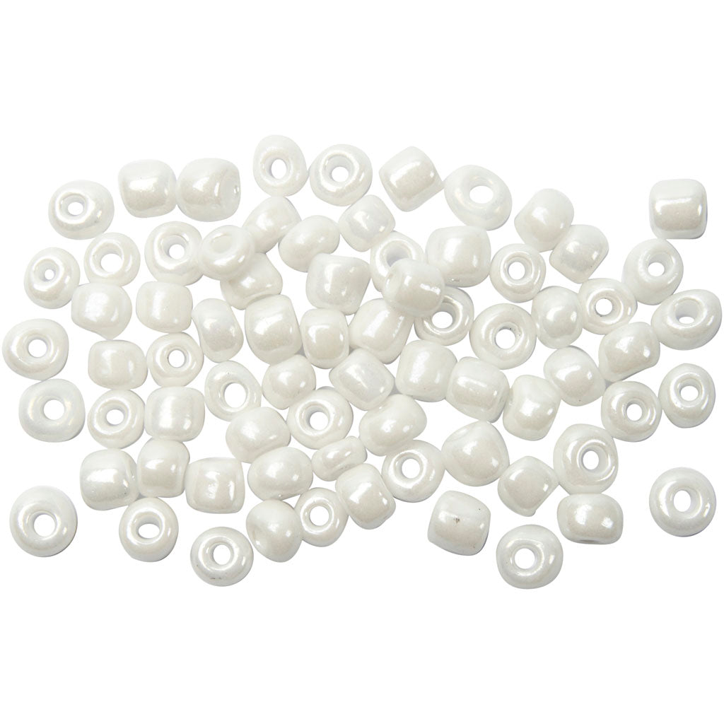 Rocaille Seed Beads, dia. 4 mm, size 6/0, hole size 0,9-1,2 mm