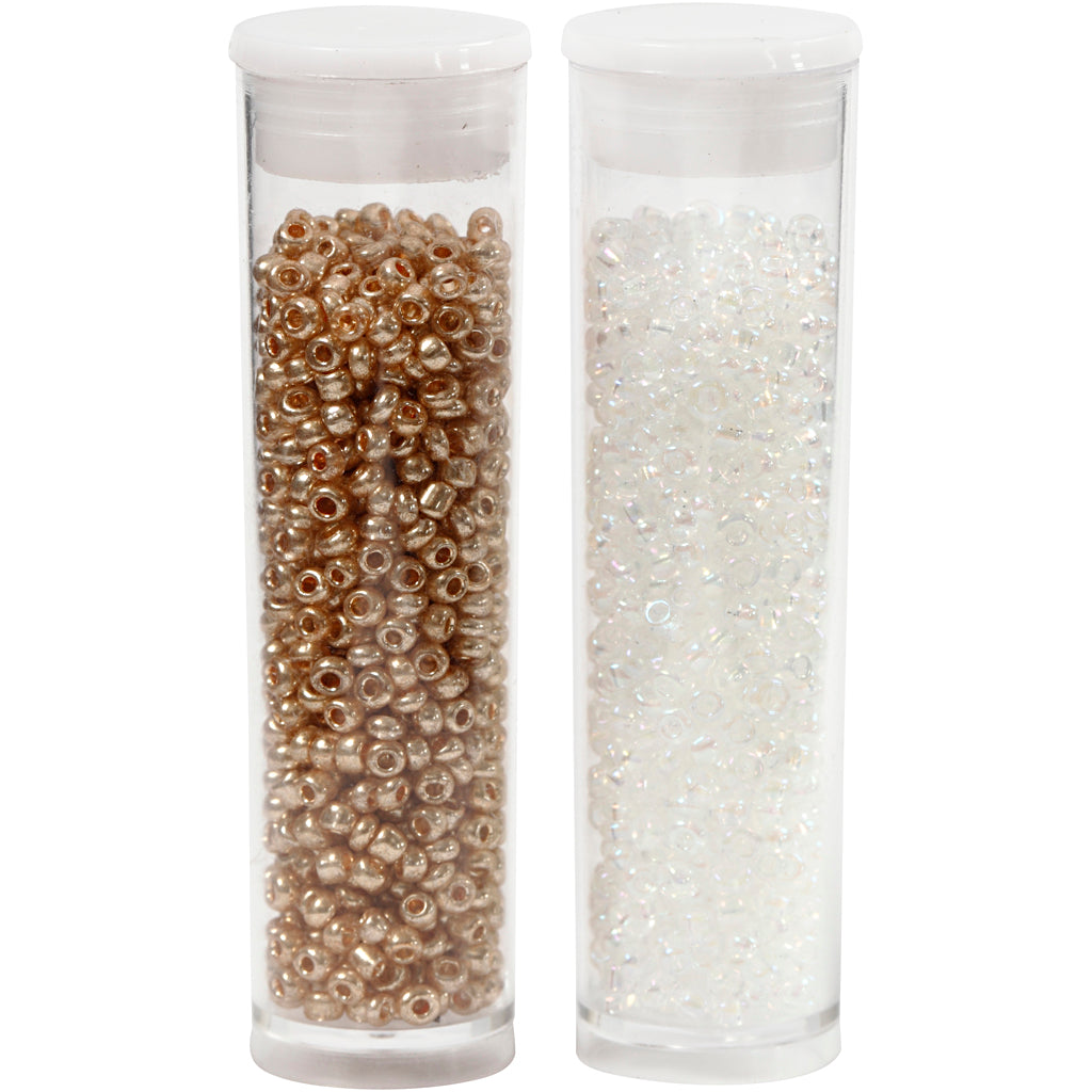 Rocaille Seed Beads, dia. 1,7 mm, size 15/0, hole size 0,5-0,8 mm