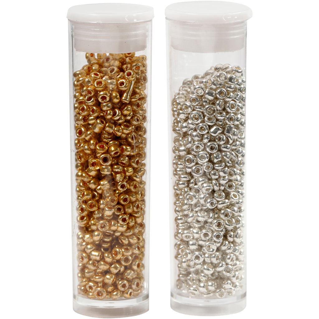 Rocaille Seed Beads, dia. 1,7 mm, size 15/0, hole size 0,5-0,8 mm