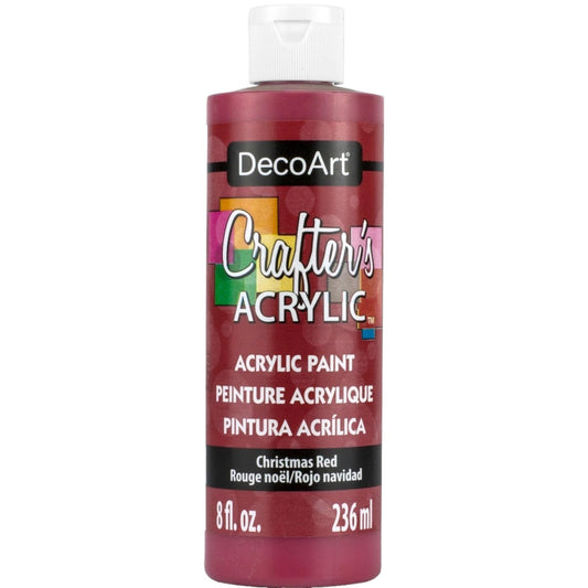 Xmas Red Crafters Acrylic 8oz
