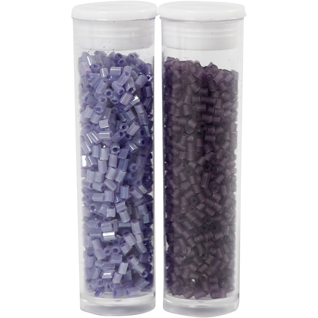 Rocaille Seed Beads 2-cut, dia. 1,7 mm, size 15/0, hole size 0,5 mm