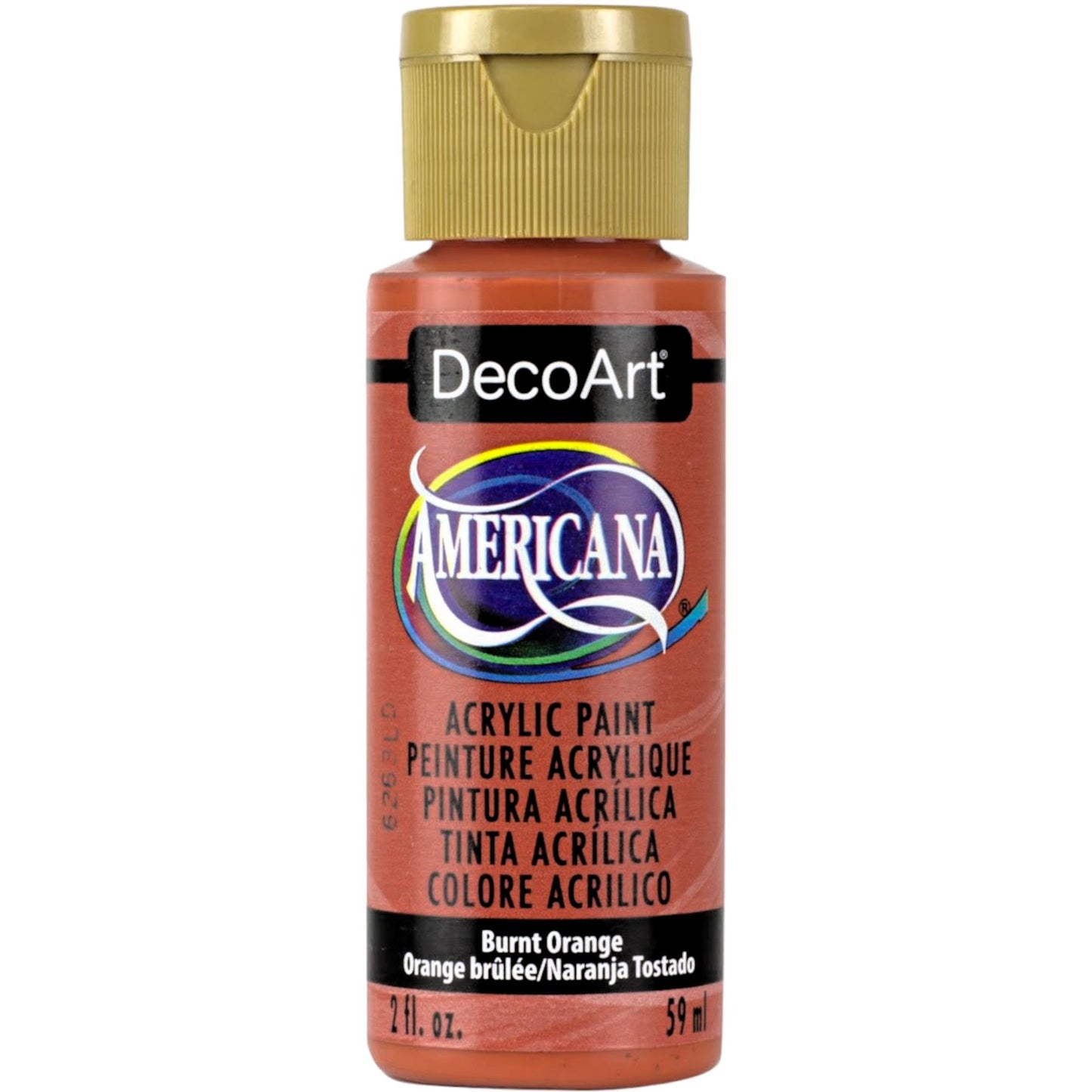 Burnt Orange Americana Acrylic 2Oz.