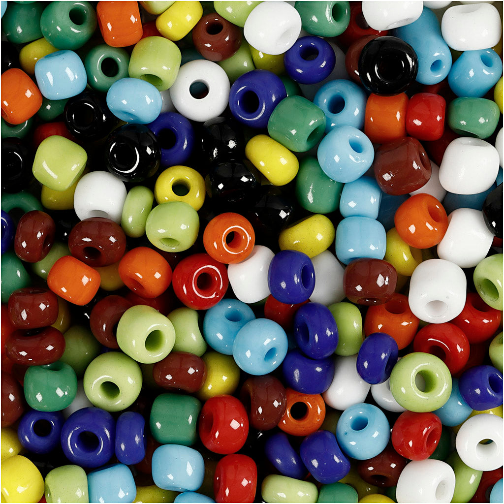 Rocaille Seed Beads, dia. 4 mm, size 6/0, hole size 0,9-1,2 mm
