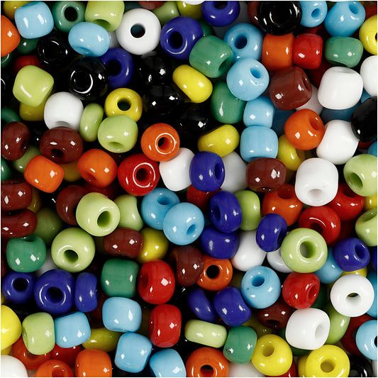 Rocaille Seed Beads, dia. 4 mm, size 6/0, hole size 0,9-1,2 mm