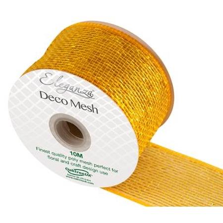 DecoMesh Metallic Gold No.35 63mmx10m