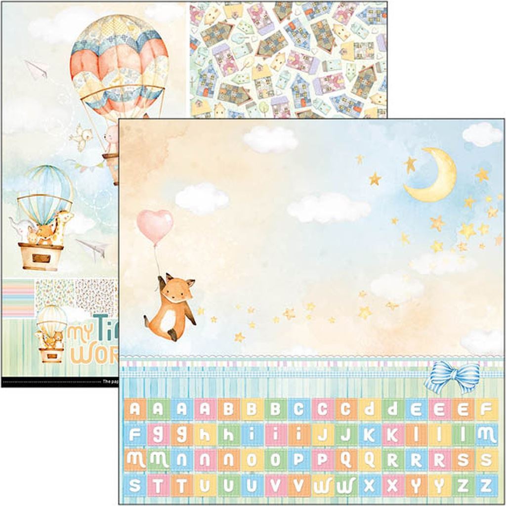 Ciao Bella My Tiny World  12inc x 12inc Patterns Pad