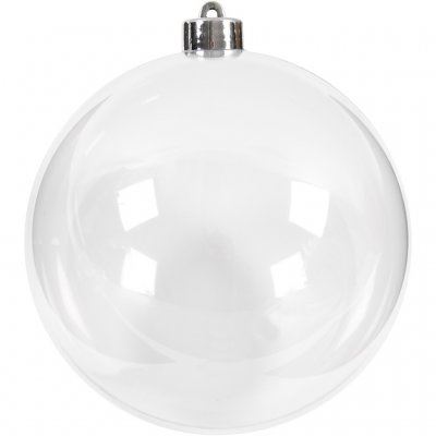 2 part Plastic Bauble - 13.6cm