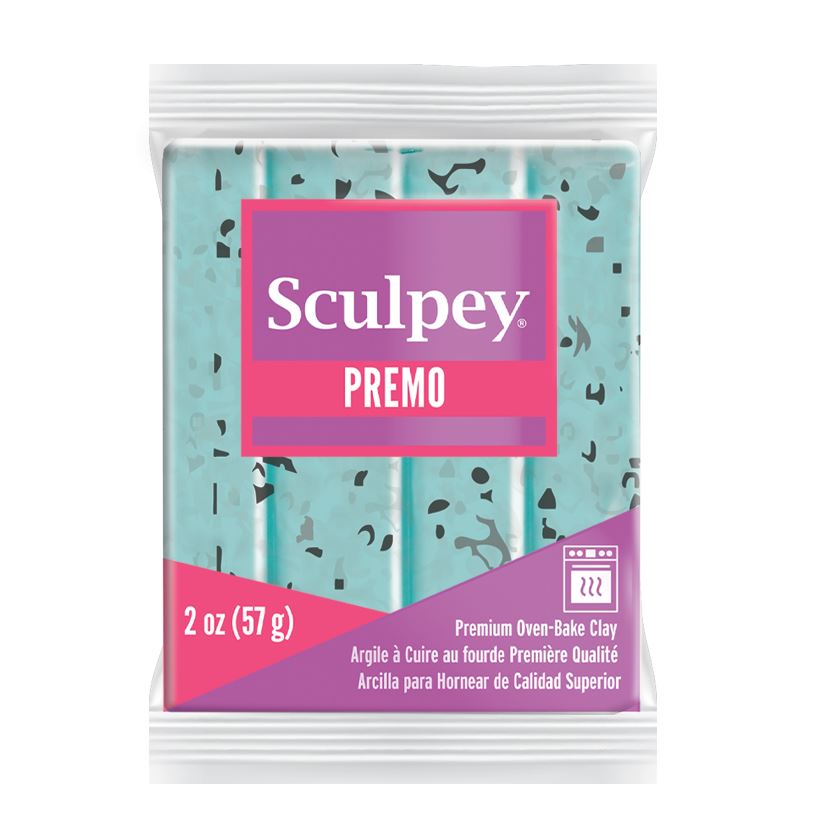 Sculpey Premo 2oz Turquoise Granite