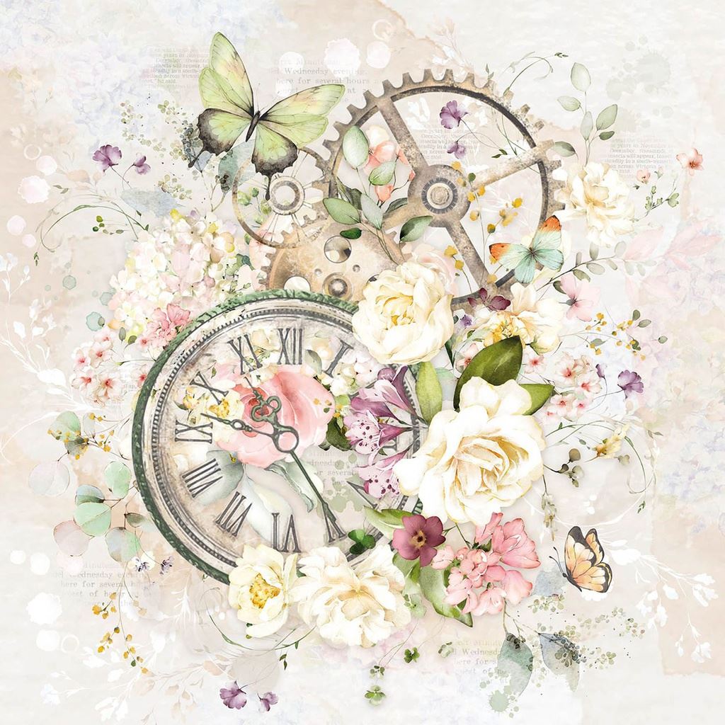 Ciao Bella Blooming 12inc x 12inc Paper Pad