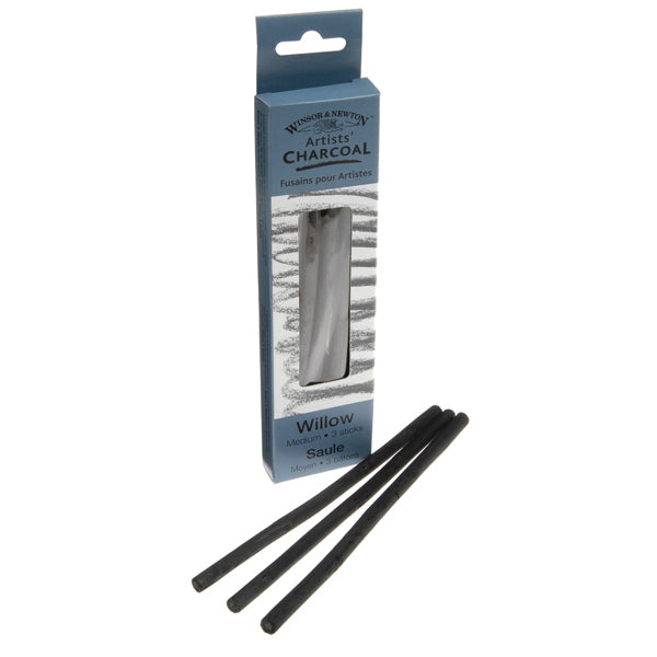 Winsor & Newton Willow Charcoal - Medium 3 Pack