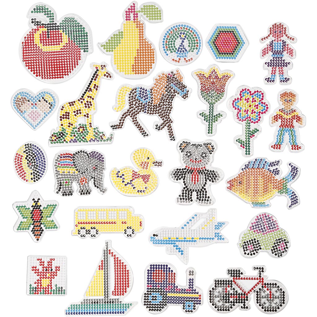 Creativ Peg Boards for Medium-Sized Plastic Beads