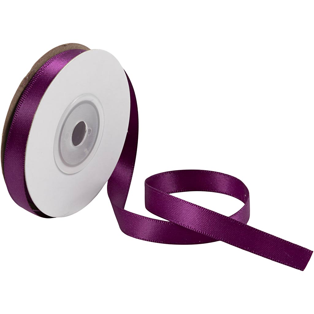 Creativ Satin Ribbon – Beautiful Lustrous Quality in Various Colours and Roll Lengths