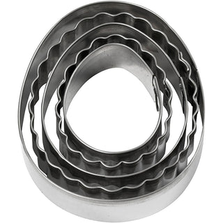 Cookie cutters, egg, size 8 cm, 5 pc/ 1 pack