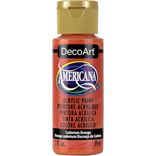 DecoArt Cadmium Orange (TRSP) Americana Acrylic 2oz