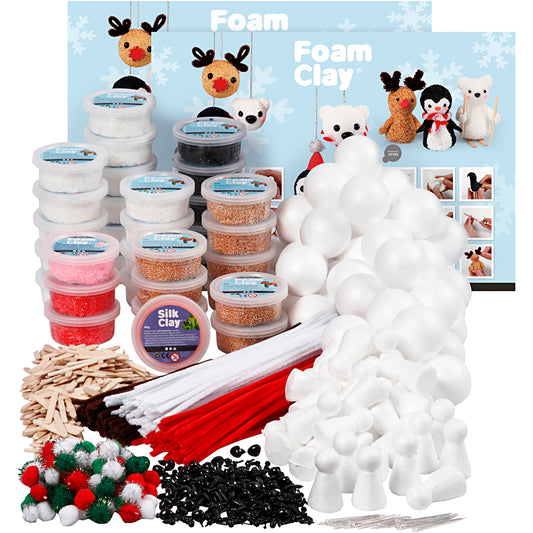Foam Clay Christmas building set