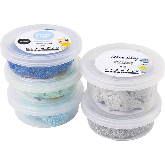 Stone Clay & Foam Mix Packs