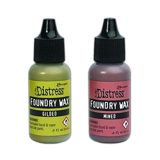 Tim Holtz Distress Foundry Wax Kit - Gilded/Mined