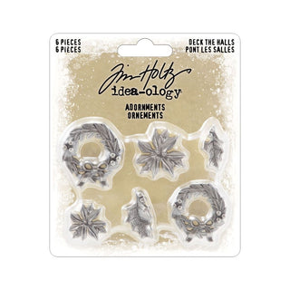 Tim Holtz idea-ology Adornments - Deck The Halls