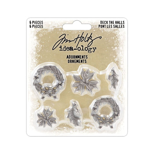 Tim Holtz idea-ology Adornments - Deck The Halls