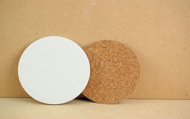 Cork Backing for 3.5 inch Coaster 82MM