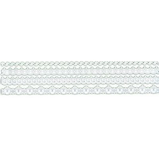 Silver Fanciful Adhesive Border