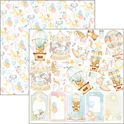 Ciao Bella My Tiny World  12inc x 12inc Patterns Pad