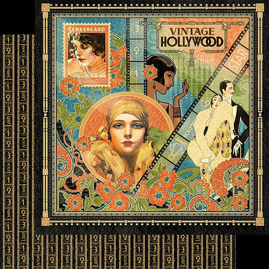 Vintage Hollywood Sold in Packs of 10 Sheets