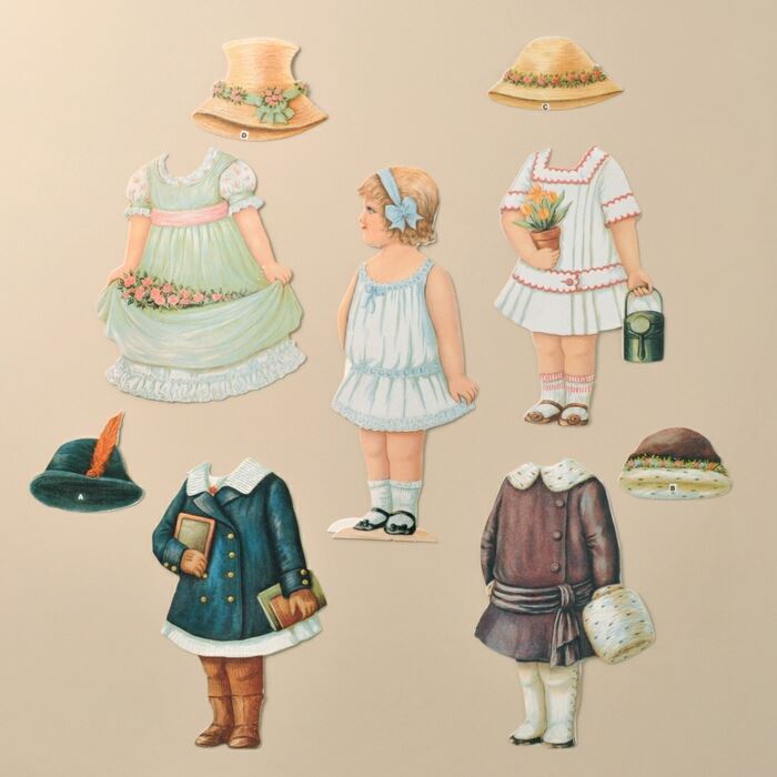 Lady Anne paper doll in bag – Go-Craft