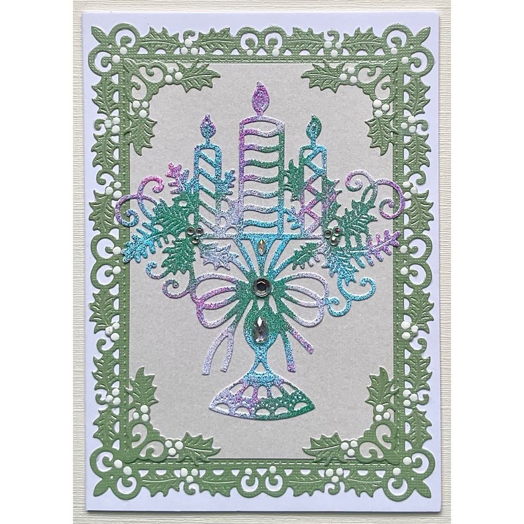Candles on Stand Sweet Dixie Cutting Die