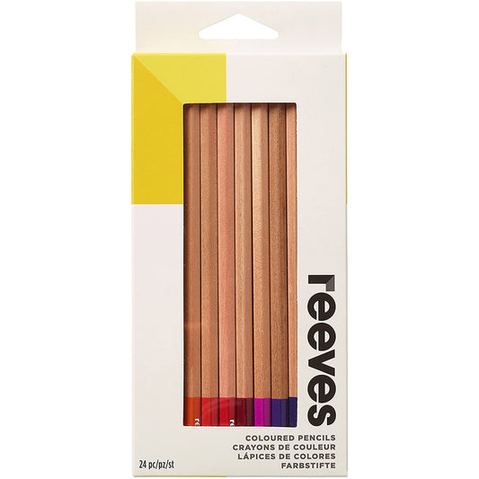 Reeves 24 Assorted Coloured Pencils