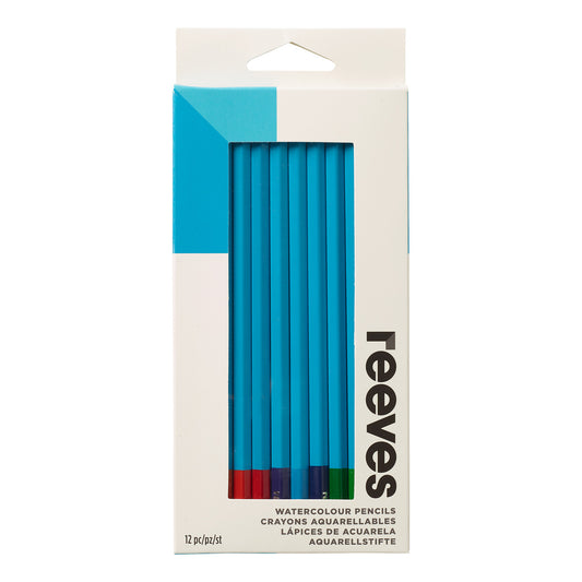 Reeves 12 Assorted Watercolour Pencils