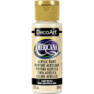 DecoArt Light Mocha Americana Acrylic 2oz