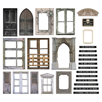 Tim Holtz Baseboards & Transparencies Halloween