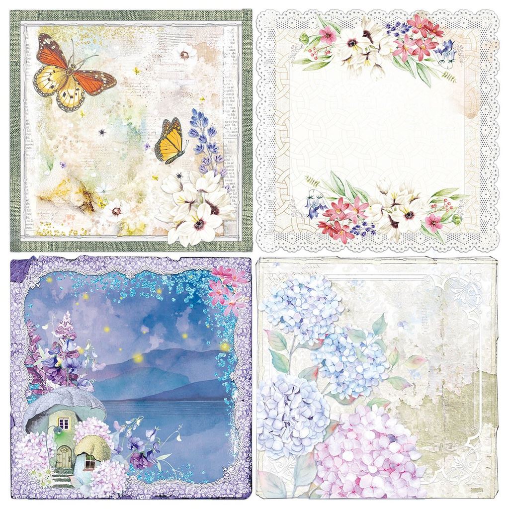 Ciao Bella Enchanted Land 8inc x 8inc Paper Pad