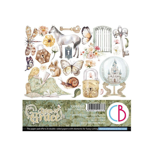 Ciao Bella 6" x 6" Fussy cut pad  Reign of Grace