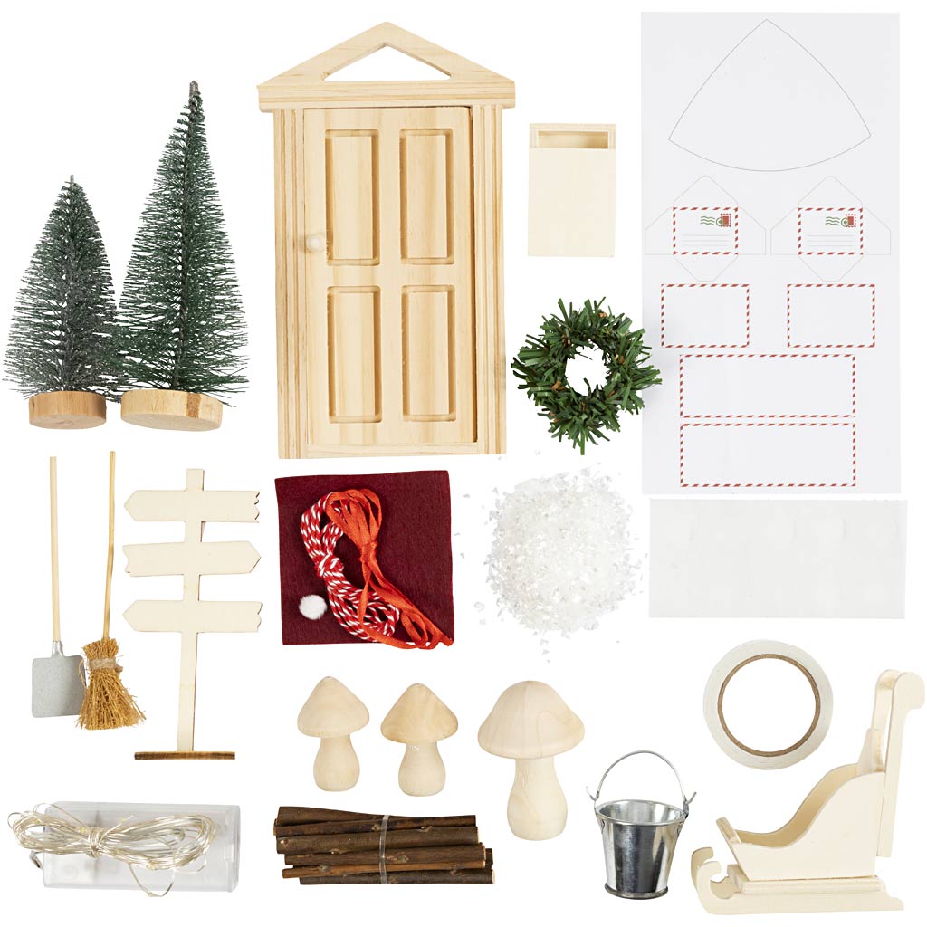 Craft Kit Elf Door, 1 pack