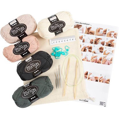 Starter Craft Kit Knitting, 1 pack