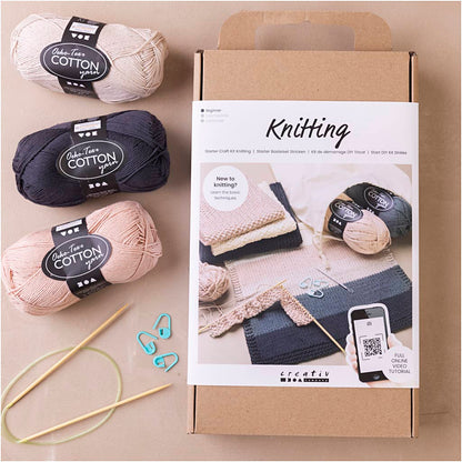 Starter Craft Kit Knitting, 1 pack