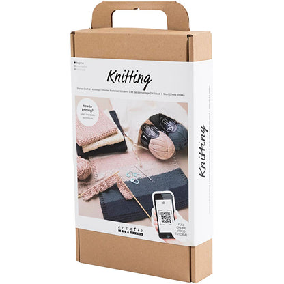 Starter Craft Kit Knitting, 1 pack