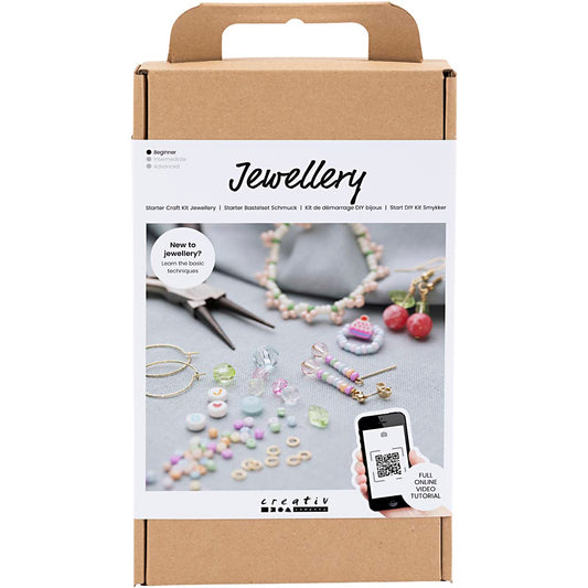 Starter Craft Kit Jewellery Vibrant Colours, 1 pack