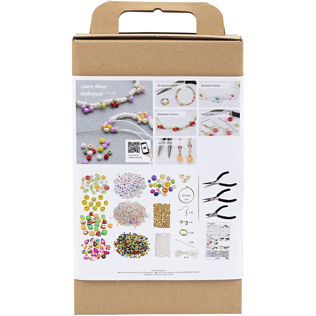 Starter Craft Kit Jewellery Vibrant Colours, 1 pack