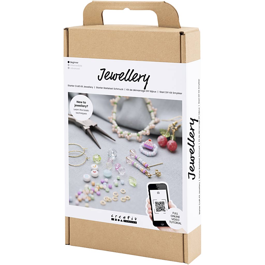 Starter Craft Kit Jewellery Vibrant Colours, 1 pack