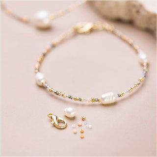 Mini Craft Kit Jewellery, Bracelet and necklace with clasp, 1 pack