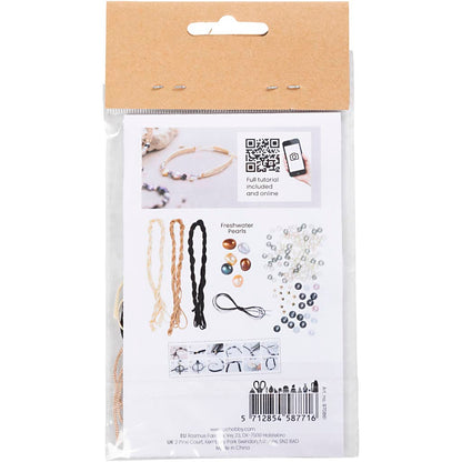 Mini Craft Kit Jewellery, Bracelet with clasp, 1 pack