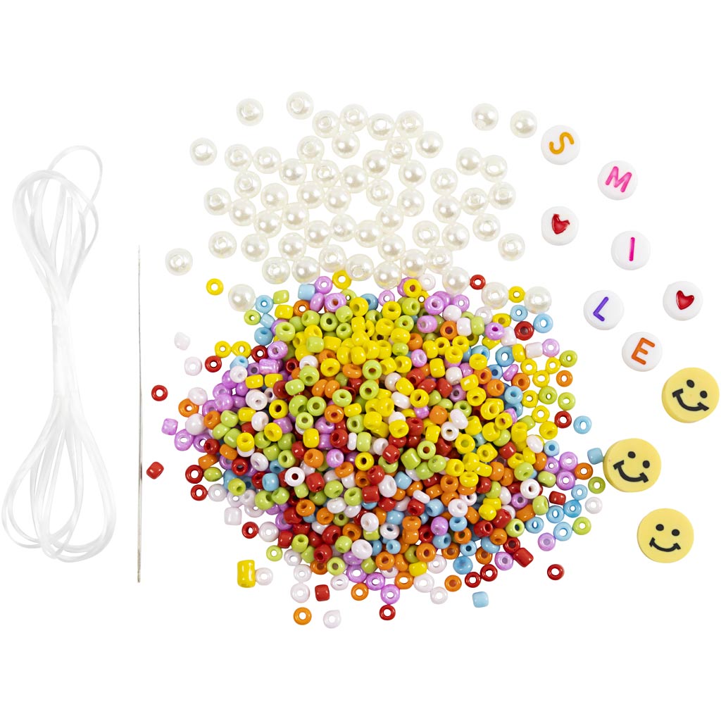 Mini Craft Kit Jewellery, Bracelet and finger ring, 1 pack