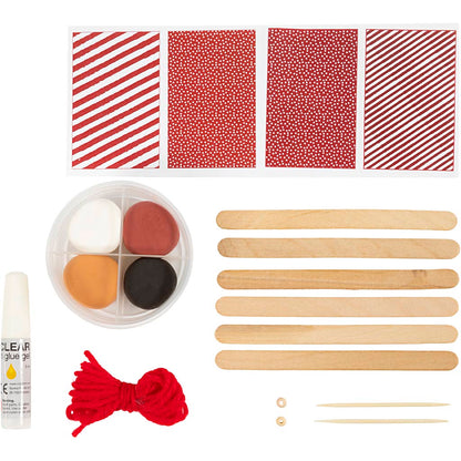 Mini Craft Kit Elf Door, Christmas presents, 1 pack
