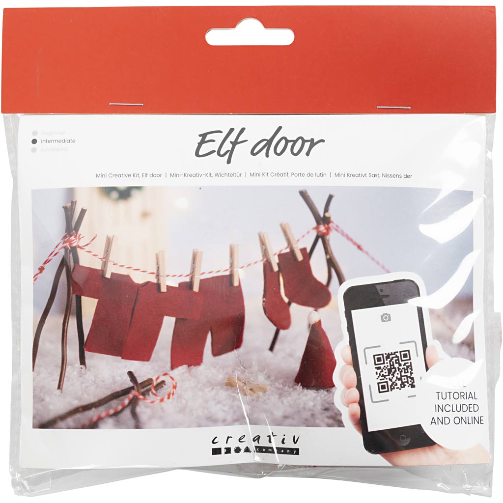 Mini Craft Kit Elf Door, Laundry, 1 pack
