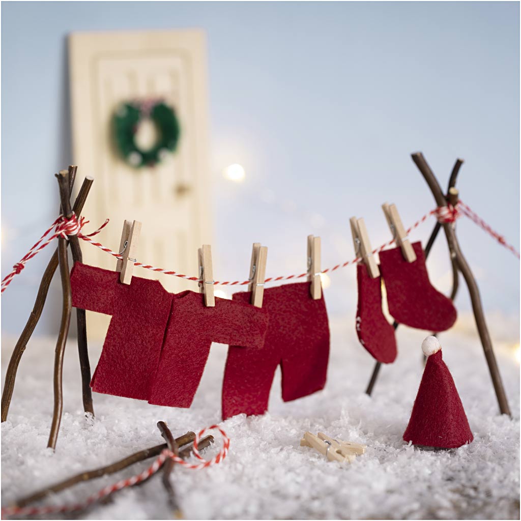 Mini Craft Kit Elf Door, Laundry, 1 pack