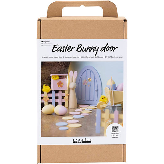 Craft Kit Easter Bunny Door, pastel colours